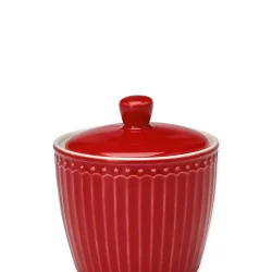 Zuckerdose  Sugar pot Alice red
