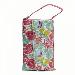 Tasche Mini Clutch Lova pink green