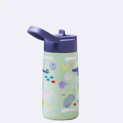 Trinkflasche bioloco plant tiny traveller bottle - aquatic life