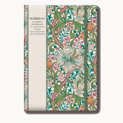 Notizbuch A5 Journal William Morris grün beige rosa