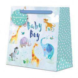 Geschenktüte Baby Boy L
