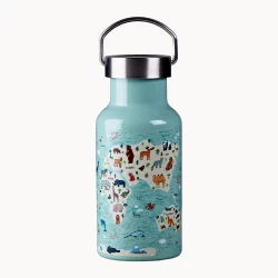 Thermosflasche bioloco sky Animal map