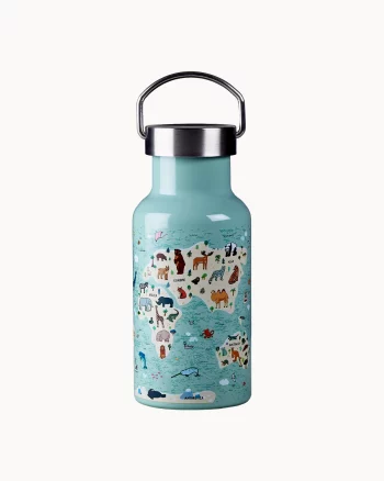 Thermosflasche bioloco sky Animal map