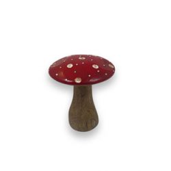 Dekoration Pilz Amanita red small
