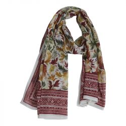 Schal Addie beige-red